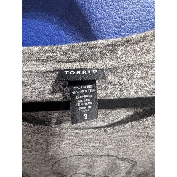 Sz 2 Torrid Skull Tee - Picture 4 of 6